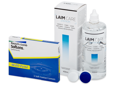 SofLens Multi-Focal (3 lentillas) + Líquido Laim-Care 400 ml - Pack ahorro