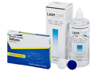 SofLens Multi-Focal (3 lentillas) + Líquido Laim-Care 400 ml
