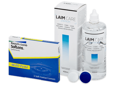 SofLens Multi-Focal (3 lentillas) + Líquido Laim-Care 400 ml - Pack ahorro