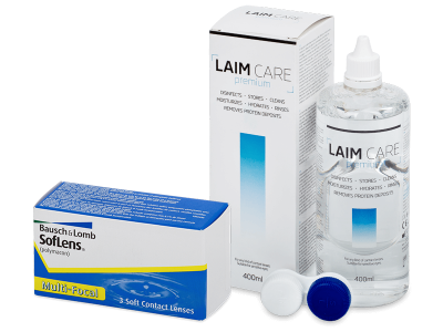 SofLens Multi-Focal (3 lentillas) + Líquido Laim-Care 400 ml - Este producto también está disponible en esta variación de empaque