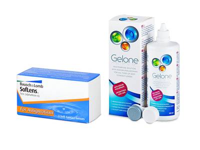 SofLens Toric (3 lentillas) + Líquido Gelone 360 ml