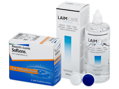 SofLens Toric (6 lentillas) + Líquido Laim Care 400 ml