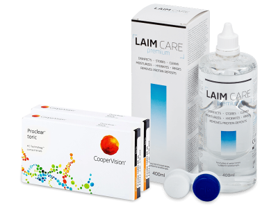 Proclear Toric XR (2x3 Lentillas) + Laim Care 400ml