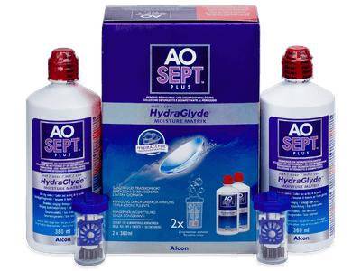 Líquido AO SEPT PLUS HydraGlyde 2 x 360 ml
