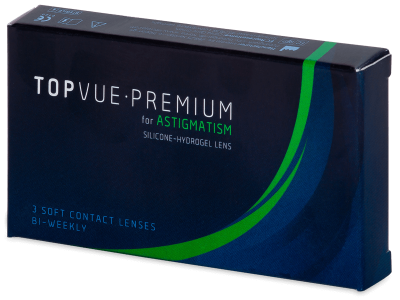 TopVue Premium for Astigmatism (3 Lentillas) - Lentillas tóricas