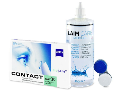 Carl Zeiss Contact Day 30 Compatic (6 lentillas) + Líquido Laim-Care 400 ml