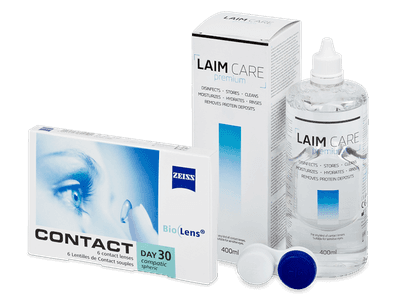 Carl Zeiss Contact Day 30 Compatic (6 lentillas) + Líquido Laim-Care 400 ml
