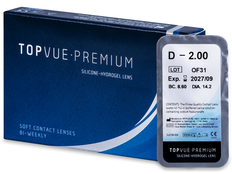 TopVue Premium (1 lentilla) - Lentillas quincenales