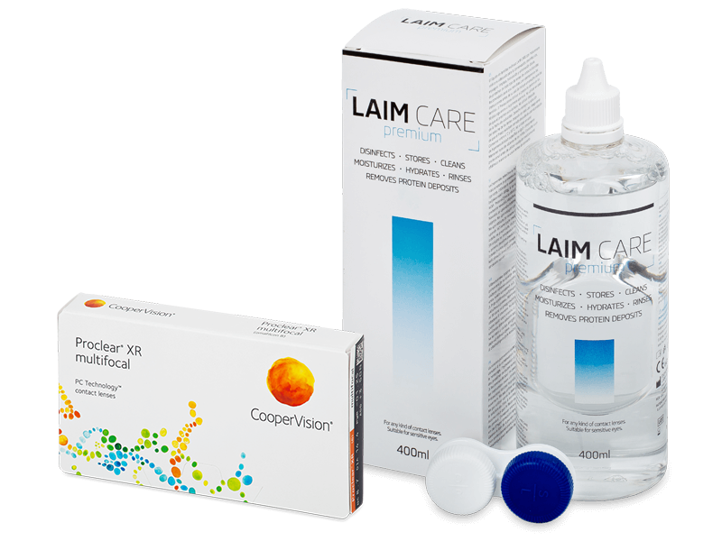 Proclear Multifocal XR (6 Lentillas) + Laim Care 400ml - Pack ahorro