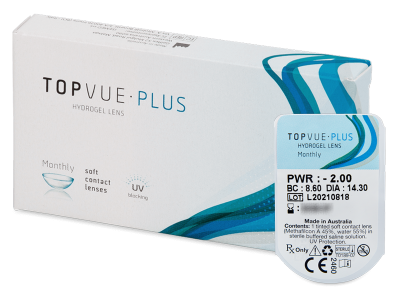 TopVue Monthly Plus (1 lentilla) - Este producto también está disponible en esta variación de empaque