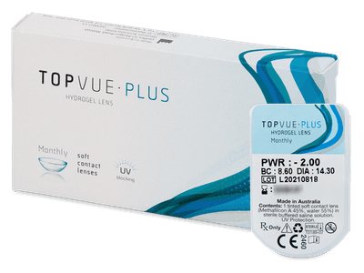 TopVue Monthly Plus (1 lentilla) - Este producto también está disponible en esta variación de empaque