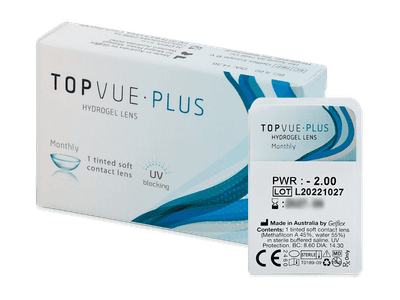 TopVue Monthly Plus (1 lentilla) - Lentes de contacto mensuales