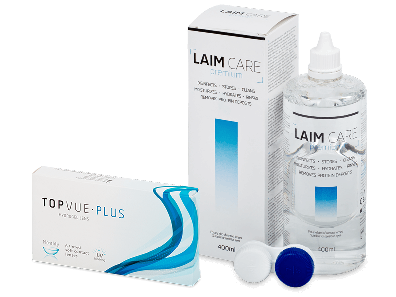 TopVue Monthly Plus (6 Lentillas) + Líquido Laim-Care 400 ml - Pack ahorro