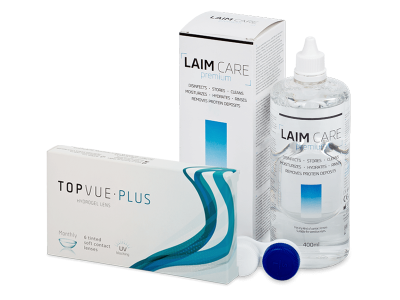 TopVue Monthly Plus (6 Lentillas) + Líquido Laim-Care 400 ml