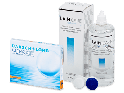 Bausch + Lomb ULTRA for Astigmatism (3 lentillas) + Líquido Laim-Care 400 ml