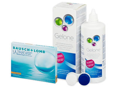 Bausch + Lomb ULTRA for Astigmatism (3 lentillas) + Líquido Gelone 360 ml