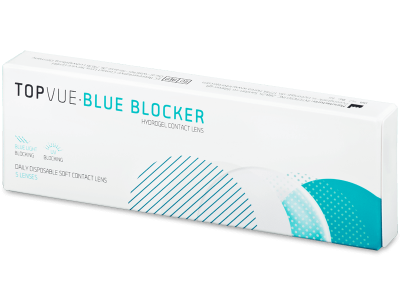 TopVue Blue Blocker (5 lentillas) - Lentillas diarias desechables