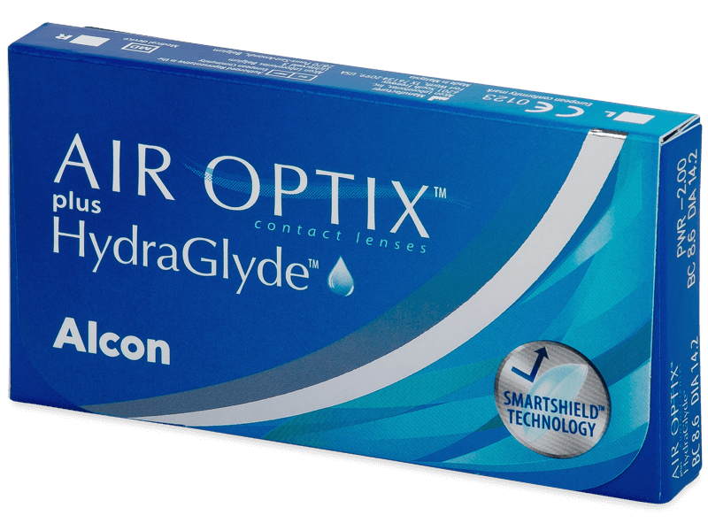 Air Optix plus HydraGlyde (6 lentillas) - Lentes de contacto mensuales