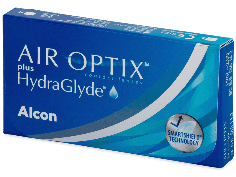 Air Optix plus HydraGlyde (3 lentillas) - Lentes de contacto mensuales