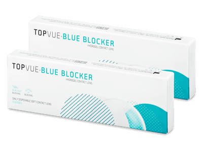 TopVue Blue Blocker (5 pares) - Lentillas diarias desechables