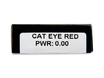CRAZY LENS - Cat Eye Red - Diarias sin graduación (2 Lentillas) - Previsualización de atributos