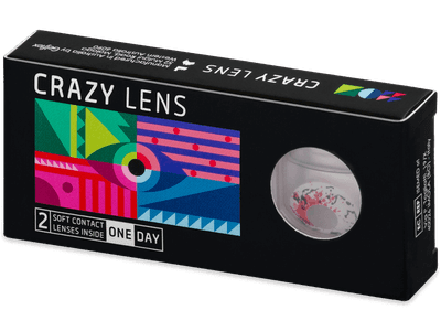 CRAZY LENS - Graffiti - Diarias Graduadas (2 Lentillas) - Lentillas de colores