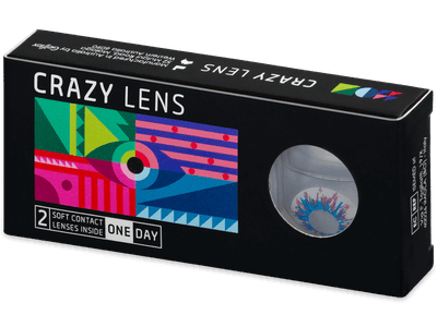 CRAZY LENS - Harlequin - Diarias sin graduación (2 Lentillas)