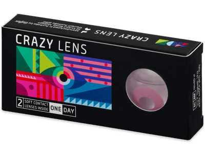 CRAZY LENS - Solid Rose - Diarias sin graduación (2 Lentillas)