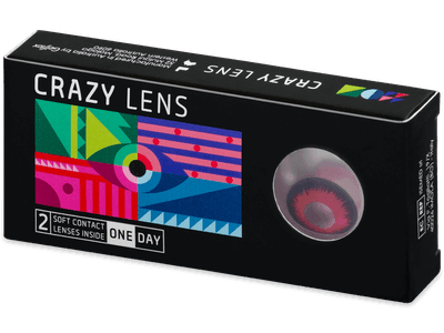 CRAZY LENS - Vampire Queen - Diarias Graduadas (2 Lentillas) - Lentillas de colores