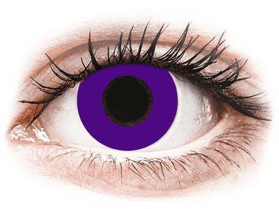 CRAZY LENS - Solid Violet - Diarias Graduadas (2 Lentillas) - Lentillas de colores