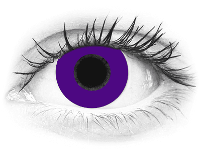 CRAZY LENS - Solid Violet - Diarias Graduadas (2 Lentillas)