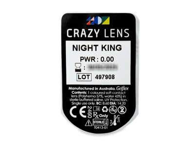 CRAZY LENS - Night King - Diarias sin graduación (2 Lentillas) - Previsualización del blister