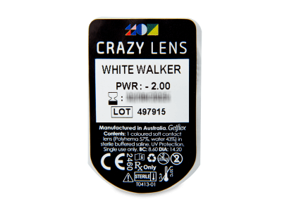 CRAZY LENS - White Walker - Diarias Graduadas (2 Lentillas) - Previsualización del blister