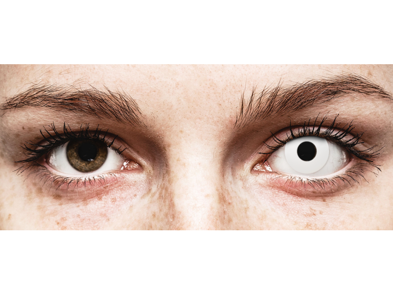 CRAZY LENS - WhiteOut - Diarias sin graduación (2 Lentillas)