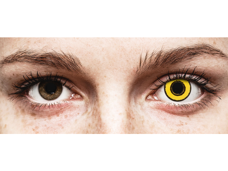 CRAZY LENS - Yellow Twilight - Diarias sin graduación (2 Lentillas)