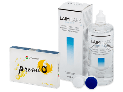 Menicon PremiO (6 lentillas) + Laim-Care Líquido 400 ml