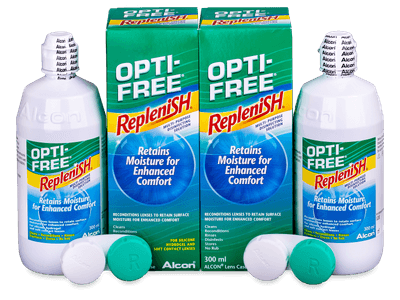 Líquido OPTI-FREE RepleniSH 2 x 300 ml - Economy duo pack- solution