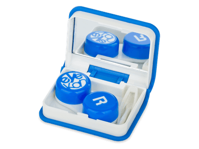 Kit azul para el cuidado de las lentillas - Libro