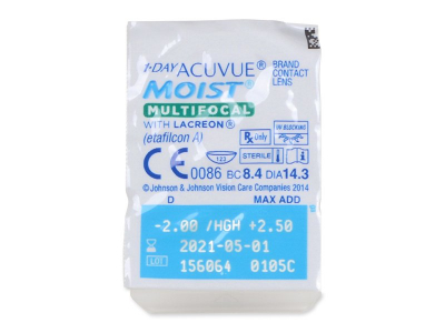 1 Day Acuvue Moist Multifocal (30 lentillas) - Blister pack preview 