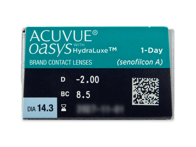 Acuvue Oasys 1-Day with Hydraluxe (30 lentillas) - Previsualización de atributos