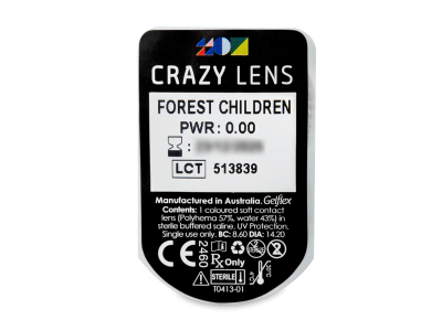 CRAZY LENS - Forest Children - Diarias sin graduación (2 Lentillas) - Previsualización del blister
