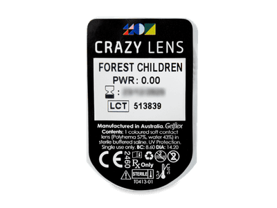 CRAZY LENS - Forest Children - Diarias sin graduación (2 Lentillas) - Previsualización del blister