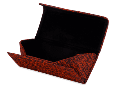 Estuche rojo para gafas - Brindle 