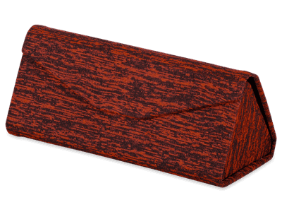 Estuche rojo para gafas - Brindle