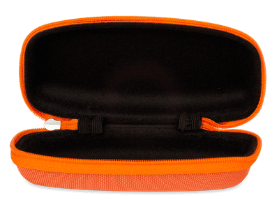 Estuche para gafas de niño con cremallera - naranja 