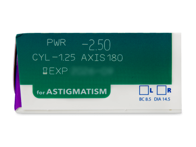 Precision1 for Astigmatism (90 Lentillas) - Previsualización de atributos