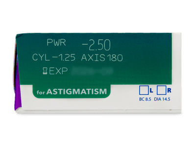 Precision1 for Astigmatism (90 Lentillas) - Previsualización de atributos