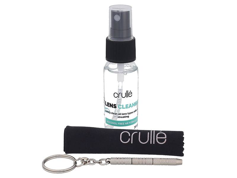 Kit de limpieza para gafas Crullé 30 ml 