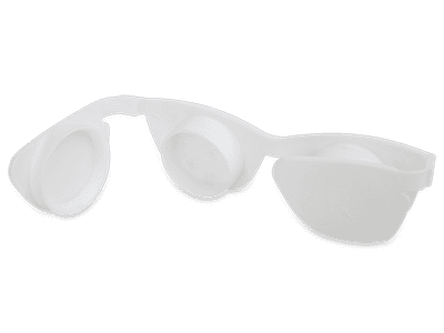 Estuche para lentillas OptiShades - blanco 