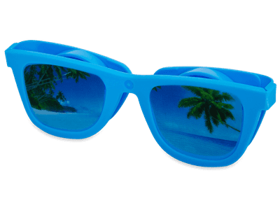 Estuche para lentillas OptiShades - azul